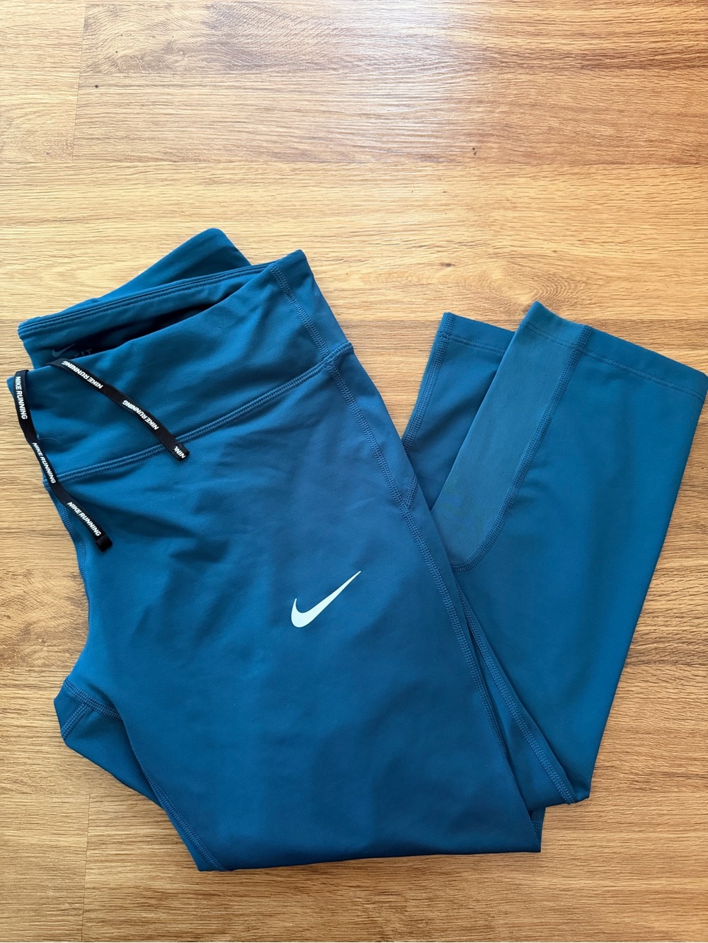 Nike Teal Active Leggings with Drawstring